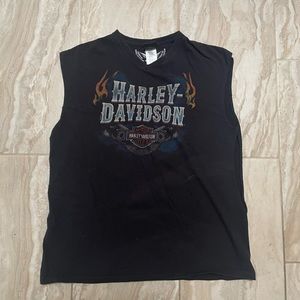 Vintage Harley Davidson V-Neck T-Shirt